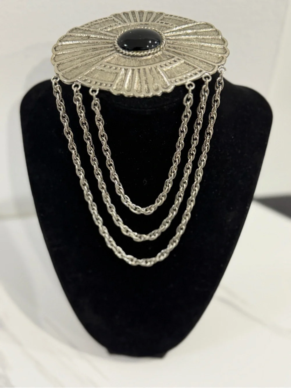 Vintage large silver